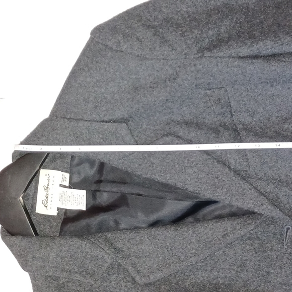 Eddie Bauer Gray Wool Blend Structured Blazer Women's Small oversized blazer - Picture 11 of 17